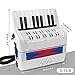 Accordion, 17 Keys Piano Accordion for Kids 8 Bass with Straps for Beginners Student Educational Musical Instrument (White)