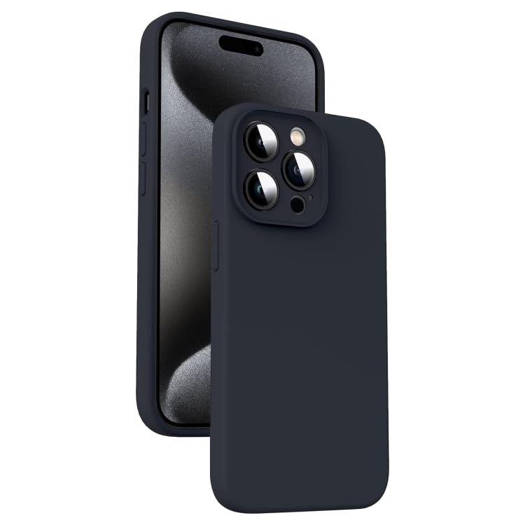 Spacekart Back Cover case compatable for [iPhone 16 pro] Ultra-Thin Slim Fit Soft Silicon Back Cover Case Flexible TPU Matte Finish Coating Light Protective - Black