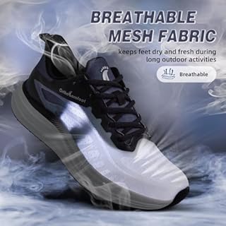 Men's Orthopedic Tennis Shoes: Comfort Arch Support Neuropathy Heel Spur Arthritis Plantar Fasciitis Knee Pain Relief Walking Shoes, Breathable Slip On Cycling Hiking Trail Sneakers Black Size 14