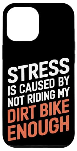 Le stress est causé par le fait de ne pas rouler assez sur ma moto tout-terrain Coque pour iPhone 12 Pro Max