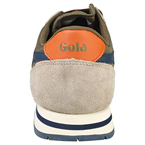 Gola Men's Low-Top Sneaker, Khaki Rhino Navy, 9 #TOP3
