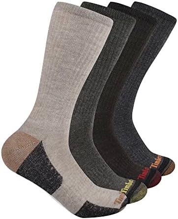 Timberland Men's 4-Pack Comfort Crew Socks