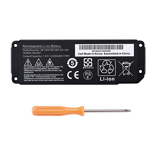 Loamars BOSE 061384�����o�b�e���[ BOSE�����d�r2230mAH/17Wh 7.4V �Ή��@��BOSE SOUNDLINK Mini I�V���[�Y�X�s�[�J�[�݊��p�o�b�e���[ �݊�06138 063404 161384 061385 061