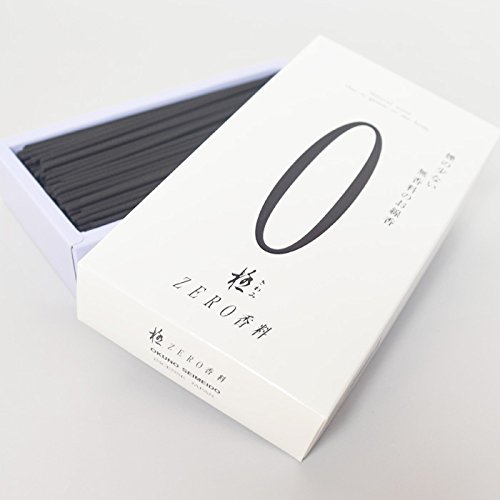 温炎線香 90本 直径8mm 長さ約85mm Amazon｜線香 【極 ZERO ゼロ】2箱セット 微煙香 無香 【煙が