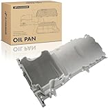 A-Premium Engine Oil Pan Sump with Drain Plug Compatible with Chevy Colorado 2004-2007, Hummer H3 2006-2010, H3T 2009-2010, V6 3.5L 3.7L, AWD Only