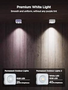 Govee Permanent Outdoor Lights 2, 100ft RGBIC Outdoor Lights with 100 Modes — photo 6 of 6