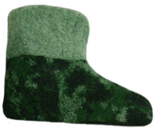 SamWo, Chaussons chauffe-pieds de 100% laine de mouton Chaussons en Camouflage Vert, militaire, la chasse, tailles?: 41u009648 - Vert - Moro,