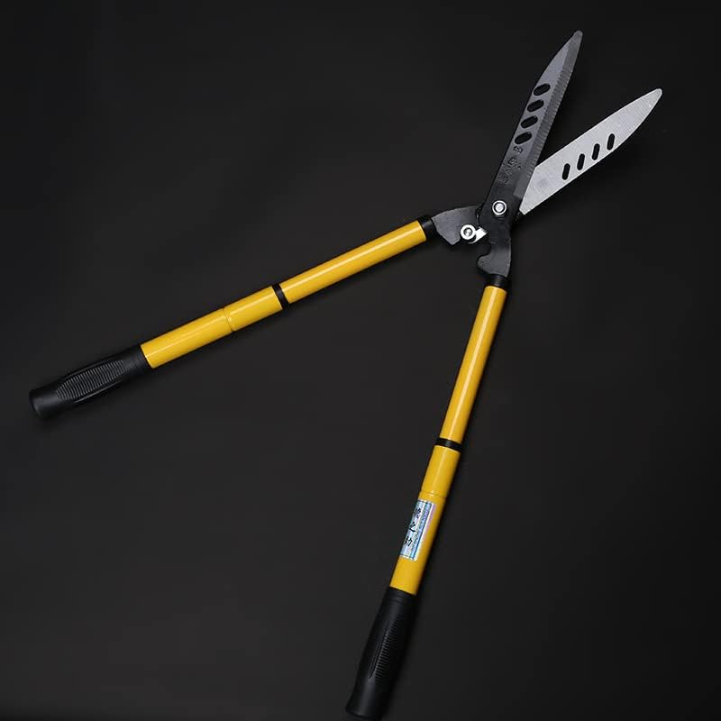 Extendable Garden Shears, Adjustable Hedge Clippers Extends 57cm to 74cm for Outdoor Pruning of Trees, Branches & Hedges