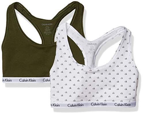 Calvin Klein Women's Carousel Bralette, Multi ck Logo, M