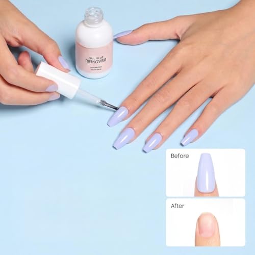 Image of URBAN BOX Nail Glue Remover, Acetone-Free Formula for Press-On Nails, Acrylic Nails & Nail Tips, 20ml