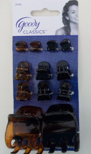 Goody Classics Claw Clips 12pc. 03703