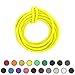 SGT KNOTS Marine Grade Shock Cord - 100% Stretch, Dacron Polyester Bungee for DIY Projects, Tie Downs, Elastic Cord | 1/4 inch x 100 ft, Neon Yellow
