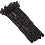 6 Inch Short Dreadlocks Extensions Soft Synthetic Crochet Twist Hair Braids for Men and Women Faux...