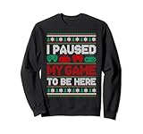 I Paused My Game to Be Here Christmas Gaming Tees