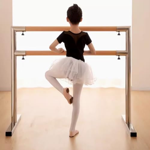 Barre de ballet double avec pieds antidérapants pour étirement