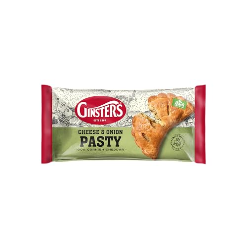 Ginsters Cornish Cheddar & Caramelised Onion Pasty 180g