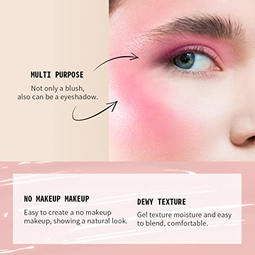 Lacomchir Dewy Cheek Tint, Liquid Blush, Natural Matte Finish Looking, Moisturizing, Hydrate, Weightless And Long-Lasting, Breathable,Cruelty Free And Vegan 10Ml -02 #TOP3