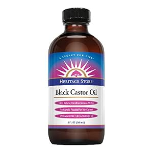 Image of Heritage Store Black Castor Oil | 8oz