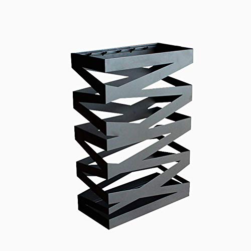 KISlink Paragüero Rectangular, Soporte Moderno para Paraguas, decoración Moderna para el hogar, Entrada, Soporte para Paraguas Independiente, Soporte 40x20x61cm