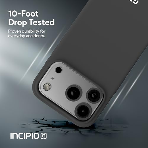 Incipio - Sensor iPhone 17 Pro, Magsafe Compatible Phone Case, 10ft-12ft Drop Tested, Ultra Durable & Shock Absorbing, Scratch Resistant & Slim Profile (Black) by Incipio - Used condition - Image 2
