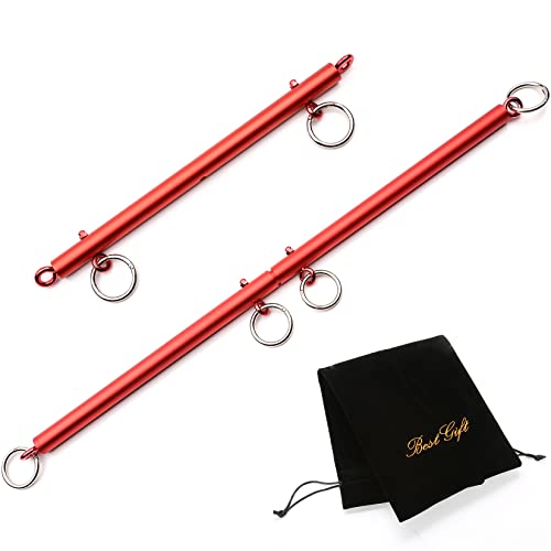 EXREIZST Conjunto de 2 barras vermelhas, barra de espalhador de exercícios de Pilates Restore Pilate