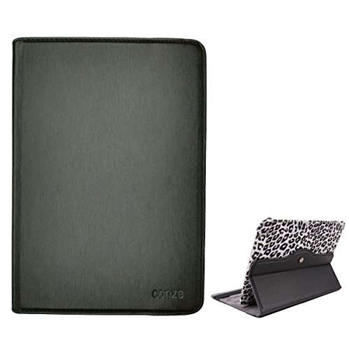 Conze Portable Folding Tablet Case Protector with Swivel Stand for Amazon Fire HD 8 (2017),alcatel 1T 7,verykool T7445 in Black