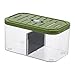 Bothyi Aquarium Breeding Box Small Fish Tank Multifunction Table Centerpieces Acclimation Hatchery for Clownfish Home, Green
