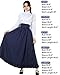 FCCAM Victorian Dress for Women 2-Pieces 1800s Edwardian Dress Ball Gown Renaissance Costume Navy Blue XL