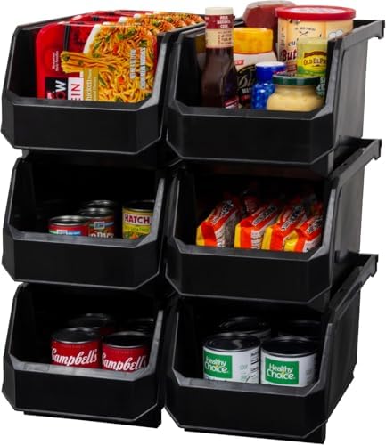 ReadySpace Plastic Containers for Organizing and Storage Bins for...