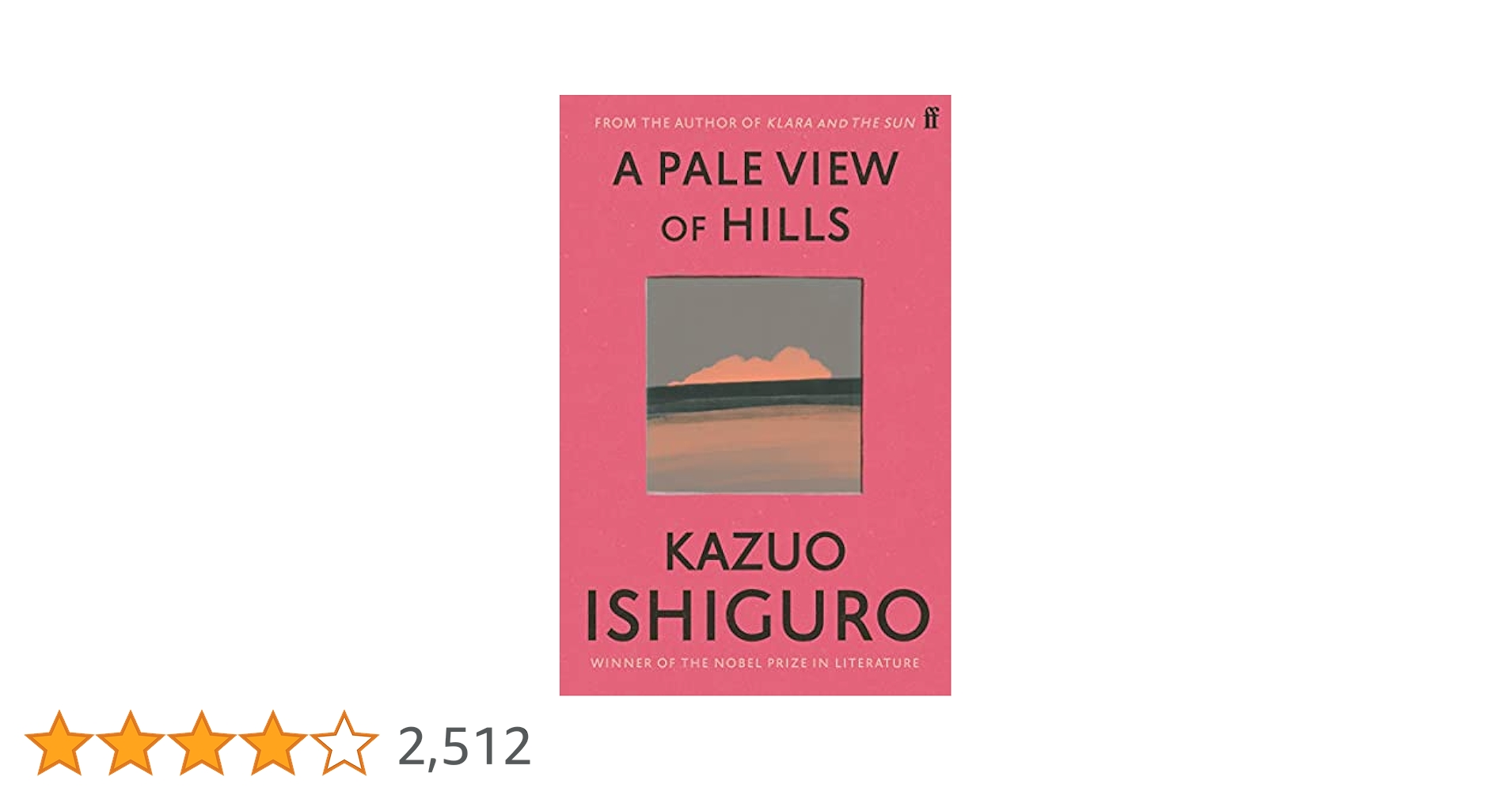 カズオイシグロ「A Pale View of Hills」アメリカ版  初版 A Pale View of Hills: Ishiguro, Kazuo: 9780399127182: Amazon