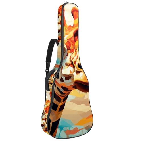 Housse de guitare acoustique imperméable avec parois latérales rembourrées antichocs