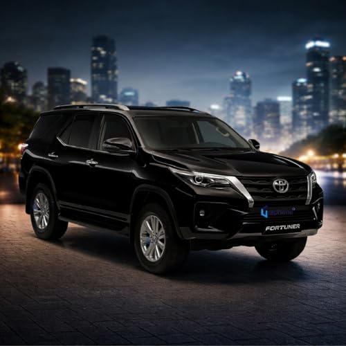 Image of Pringo Fortuner Toy Car for Kids | 1:36 Scale Diecast Pull Back Metal SUV Car | Openable Doors, Boot, Light & Sound | Toyota Fortuner SUV | Gift Toy for Boys 3+ Years | Black
