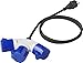 Produktbild ProPlus Adapterkabel 150cm 3x2,5mm² von Schuko Stecker nach 3xCEE