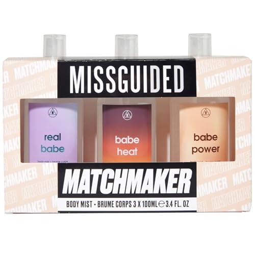 New Missguided Body Mist Set - Real Babe, Heat & Power Mist for Any Mood - Great Gift