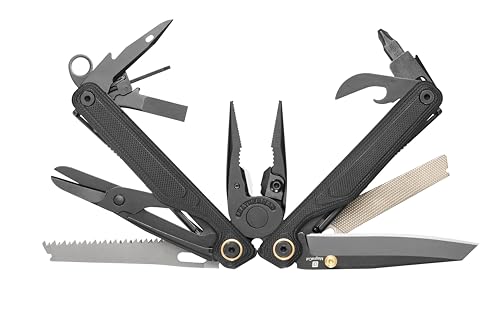 Image of LEATHERMAN, Wave Alpha - 16-in-1 Multi-Tool with MagnaCut Blade, G10 Handles & Full-Size Scissors, Obsidian