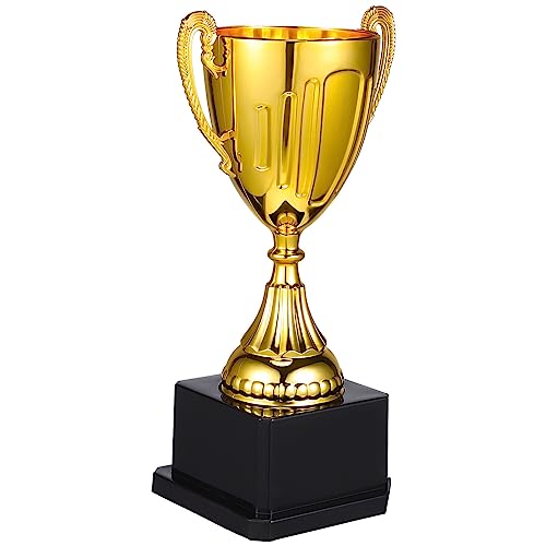 GANAZONO Mini Troféu Dourado Com Base Quadrada Preta 1pcs Andador De Bebê Prêmios De Mini Troféu Em