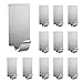 Price comparison product image Koksi No Drill Hooks Stainless Steel Self-Adhesive Hanger, Use in Kitchens, Bathrooms, Hallways for Coats, Towels, Hats, Robes (12 Metal Hooks)