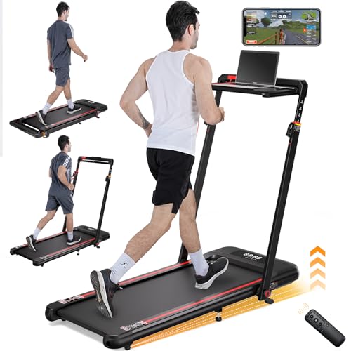 HiFast Walking Pad Treadmill with Desk Workstation, 3.0HP Under Desk