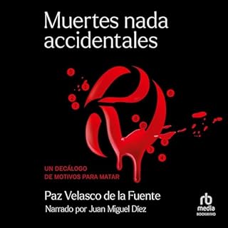 Diseño de la portada del título Muertes nada accidentales