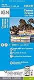 Cannes / Grasse / Côte d`Azur 1 : 25 000 - Collectif 