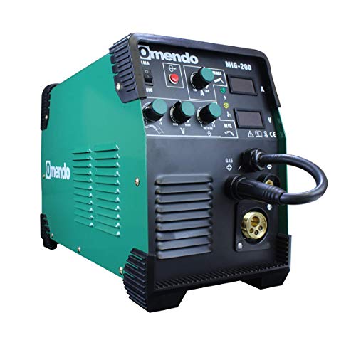 Omendo MIG/MAG Schweißgerät 200 A | Digitale LCD Anzeige | Bedienungsanleitung DE, ES, FR, IT… Cover