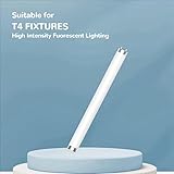 T4 8W Fluorescent Tube Lamps 317mm, 4000K Cool White CFL Bulbs, G5 2 Pin Base High Efficiency Lamps for Strip Lights, Energy Saving Consumption Tubes Light, Suitable for Kitchen, Bathroom,4pcs,8W - Image 4