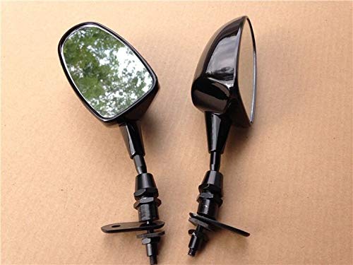 unbrand Motor Parts Accessories Lighting&Electrical by Auto&MotoStore Mini Racing Mirror for Yamaha YZF R6 YZF-R6 2006-2008 Yzfr1 R1 2002-2008 Black