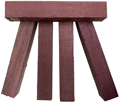 Exotic Wood Zone | Pack of 24 - Purpleheart Pen Blanks | 3/4" x 3/4" x 6"