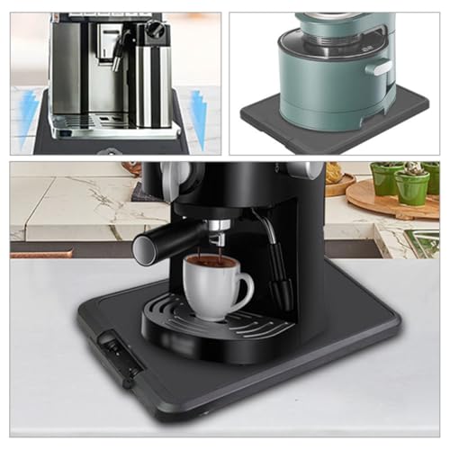 Bandeja deslizante microondas y cafetera: base de ABS estable 7