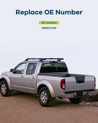 Lujuntec Exterior Door Handle,Front Rear Door Handle W/Lock Hole Rear Tailgate Side,Replacement For 2004-2012 For Nissan For Titan,1Pcs Black Handle Replace 906067S200 #TOP3