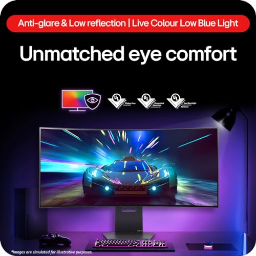 LG UltraGear Curved OLED Gaming Monitor 39GS95QE, 39 Inch, 1440p, 240Hz, 0.03ms Response Time, HDR 10, NVIDIA G-Sync & AMD FreeSync compatible, Smart Energy Saving, DisplayPort, HDMI LG UltraGear Curved OLED Gaming Monitor 39GS95QE, 39 Inch, 1440p, 240Hz, 0.03ms Response Time, HDR 10, NVIDIA G-Sync & AMD FreeSync compatible, Smart Energy Saving, DisplayPort, HDMI
