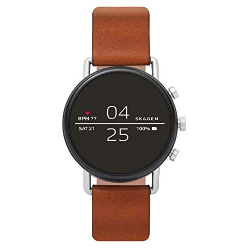 Preisvergleich Produktbild Skagen Herren-Smartwatch mit Leder Armband SKT5104
