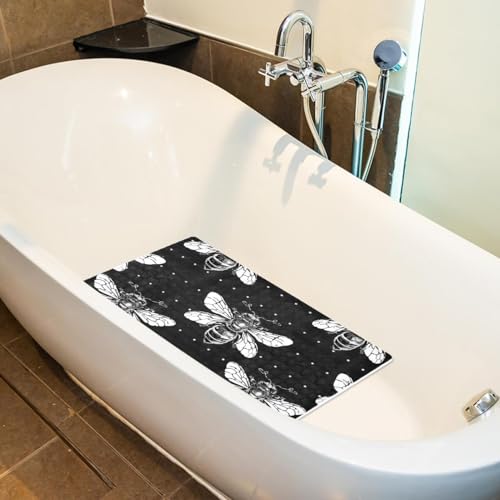 Tapis de bain antidérapant séchage rapide tapis extra long lavable machine - 6