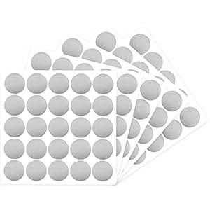 O5O2 125 Stück Rubbel Runde Etiketten